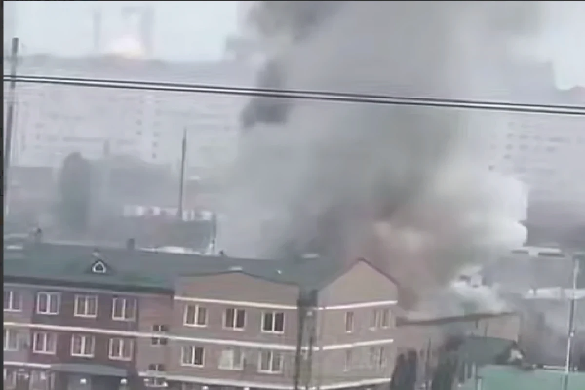 В Грозном по военному городку Росгвардии нанесён удар дроном