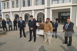 В село Хыдырлы Агдамского района отправлена очередная группа переселенцев-ФОТО -ВИДЕО 