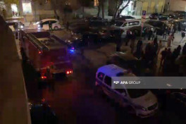 Пожар в многоэтажном здании в Баку потушен-ВИДЕО -ОБНОВЛЕНО-1 