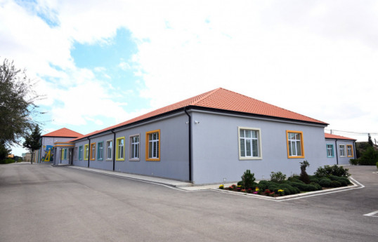 Школа, реконструированная Фондом Гейдара Алиева, сдана в эксплуатацию