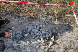 В Сумгайыте обнаружено большое количество артиллерийских снарядов-ВИДЕО 