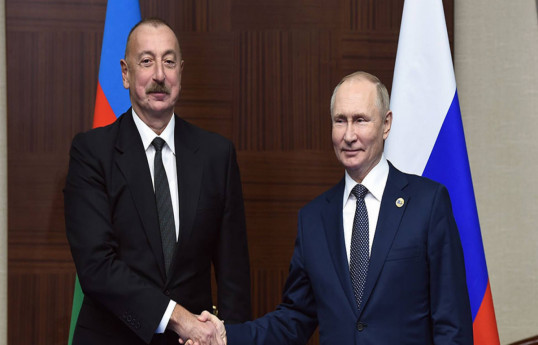 Президент Ильхам Алиев позвонил Путину