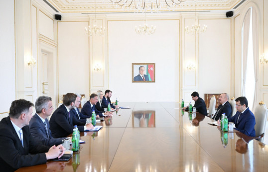 Президент Азербайджана принял делегацию парламента Хорватии-ОБНОВЛЕНО 