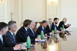 Президент Азербайджана принял делегацию парламента Хорватии-ОБНОВЛЕНО 