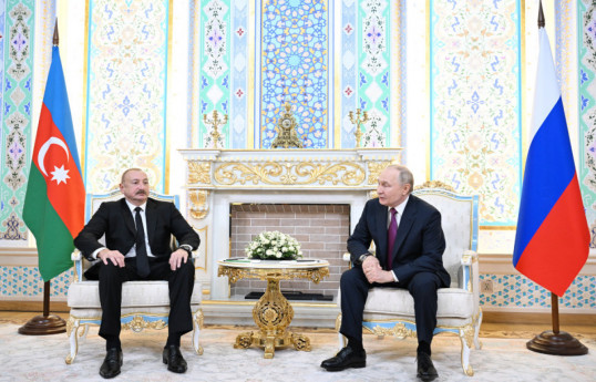 Ильхам Алиев, Владимир Путин
