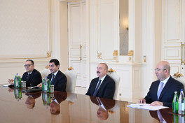 Президент Азербайджана принял исполнительного директора Программы ООН по населенным пунктам