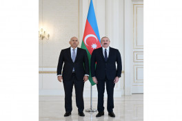 Президент Азербайджана принял верительные грамоты новоназначенного посла Египта