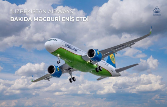 Самолёт авиакомпании Uzbekistan Airways совершил вынужденную посадку в Баку
