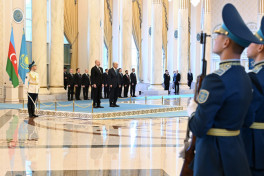 В Астане состоялась церемония официальной встречи Президента Ильхама Алиева-ОБНОВЛЕНО 