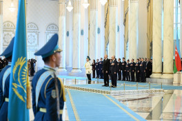 В Астане состоялась церемония официальной встречи Президента Ильхама Алиева-ОБНОВЛЕНО 