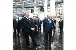 Президенты Азербайджана и Казахстана посетили в Астане Международный центр ИИ «Alem.ai»