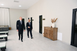 Президент Азербайджана принял участие в открытии Дома творчества имени Самеда Вургуна