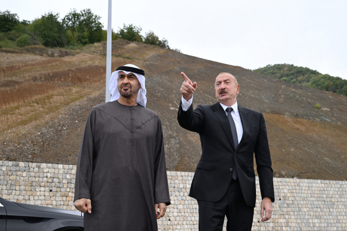Президенты Азербайджана и ОАЭ сфотографировались на фоне  села Дашалты Шушинского района