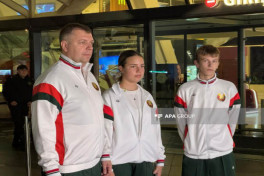 Сборная Беларуси по настольному теннису прибыла в Азербайджан для участия в III Играх стран СНГ