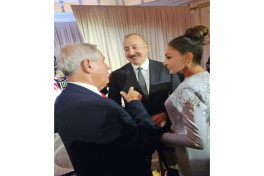 Президент Ильхам Алиев и первая леди Мехрибан Алиева приняли участие в официальном приёме в связи с 80-й сессией ГА ООН-ОБНОВЛЕНО 
