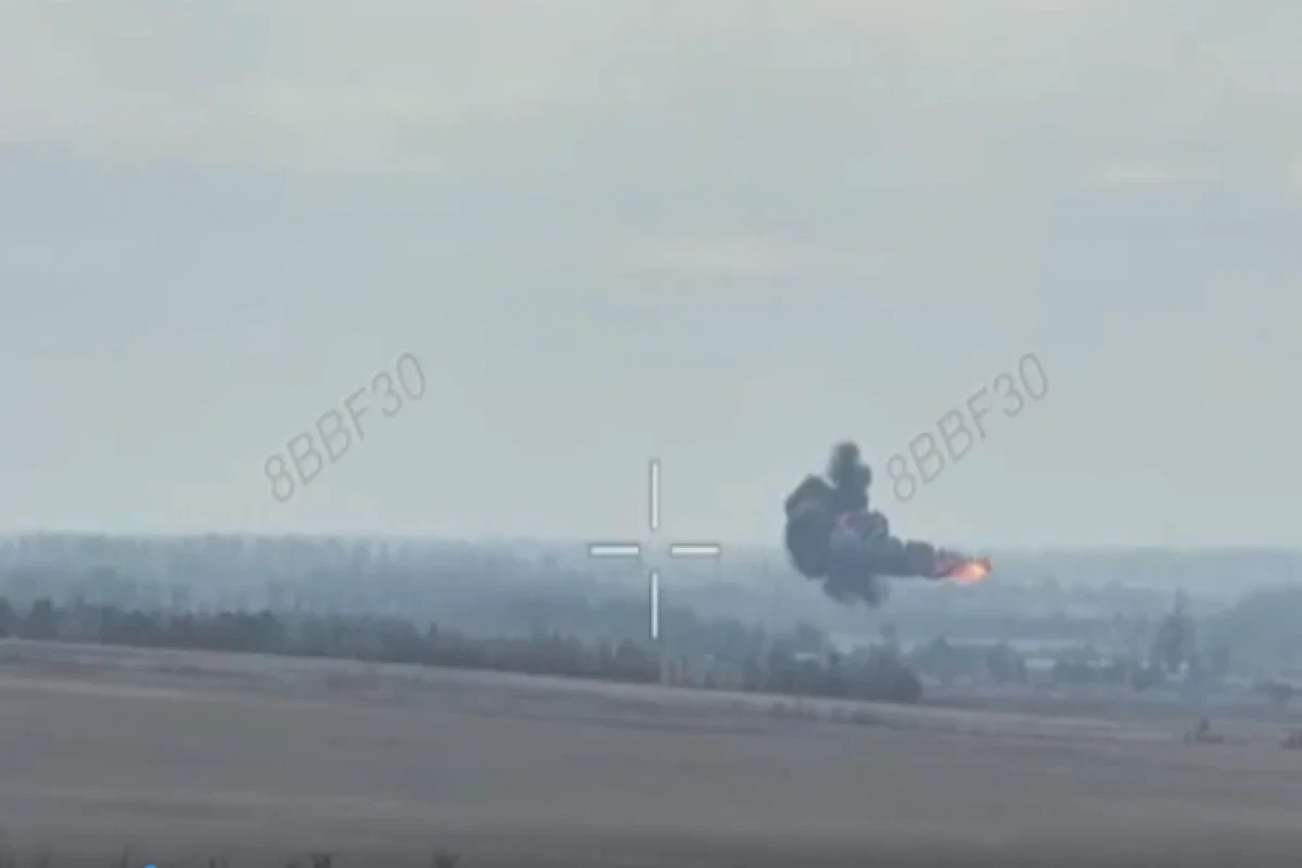 Украинский дрон сбил российский вертолет Ми-8