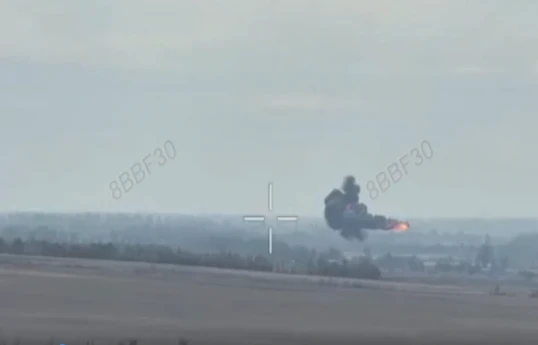 Украинский дрон сбил российский вертолет Ми-8