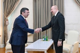 Вице-президент Турецкой Республики Джевдет Йылмаз, Президент Азербайджанской Республики Ильхам Алиев