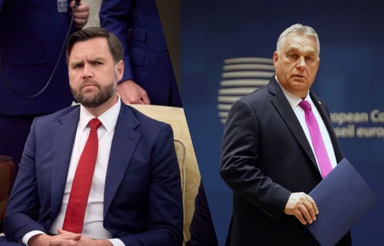 Вице-президент США Джей Ди Вэнс, премьер-министр Венгрии Виктор Орбан