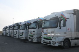 Гуманитарный конвой, отправленный из Азербайджана, пересёк границу и направился в Иран-ФОТО -ВИДЕО -ОБНОВЛЕНО 