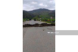 Сель разрушил мост в Сиязане-ФОТО -ОБНОВЛЕНО 