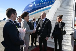 Президент Азербайджана прибыл с государственным визитом в Грузию