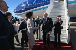 Президент Азербайджана прибыл с государственным визитом в Грузию