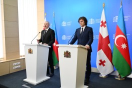 Президент Азербайджана и Премьер-министр Грузии выступили с заявлениями для прессы - ВИДЕО-ОБНОВЛЕНО-1 