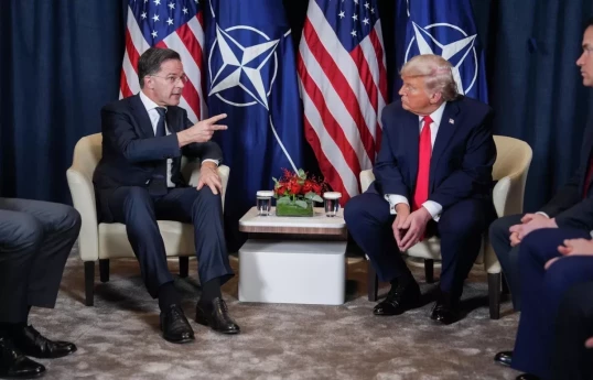 Президент США Дональд Трамп, Генсек НАТО Марк Рютте