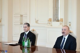 Президент Ильхам Алиев принял министра внутренних дел Турции