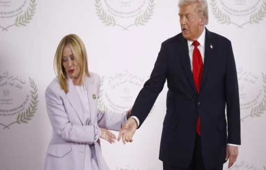 Премьер-министр Италии Джорджа Мелони, президент США Дональд Трамп