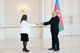 Президент Ильхам Алиев принял новоназначенного посла Колумбии