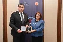 Сахиба Гафарова встретилась с председателем парламента Грузии -ФОТО 