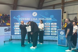 Команда «Xilasedici» стала чемпионом Азербайджана по волейболу-ФОТО 