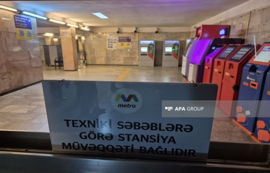 Бакинский метрополитен возобновил работу - ОБНОВЛЕНО-4 -ФОТО 