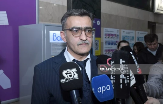 Руководитель отдела по связям с общественностью ЗАО «Бакинский метрополитен» Бахтияр Мамедов