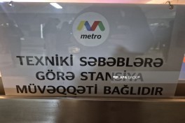 Бакинский метрополитен возобновил работу - ОБНОВЛЕНО-4 -ФОТО 