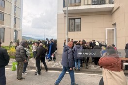 В город Агдам прибыла очередная группа переселенцев, им вручены ключи от квартир-ФОТО -ОБНОВЛЕНО-1 