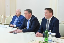 Состоялась встреча с членами межпарламентской группы дружбы Ирландия-Азербайджан