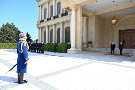 Состоялась церемония официальной встречи Президента Латвии-ФОТО 