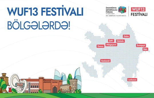 В преддверии WUF13 в ряде городов Азербайджана будет проведён цикл мероприятий