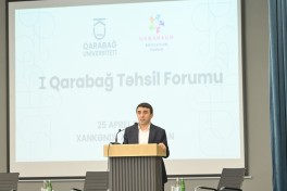 В Карабахском университете начал работу I Карабахский образовательный форум-ФОТО 
