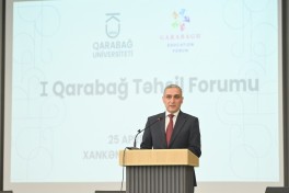 В Карабахском университете начал работу I Карабахский образовательный форум-ФОТО 