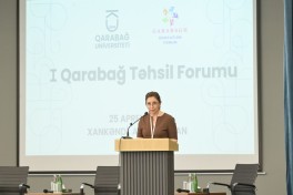 В Карабахском университете начал работу I Карабахский образовательный форум-ФОТО 
