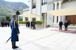 В Габале состоялась церемония официальной встречи Премьер-министра Чехии Андрея Бабиша