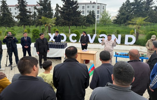 Очередная группа переселенцев прибыла в город Ходжавенд и село Ханоба, жителям вручены ключи-ОБНОВЛЕНО -ФОТО 