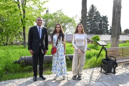 Лейла Алиева и Арзу Алиева приняли участие в открытии после восстановления историко-архитектурных памятников в Шеки-ФОТО 