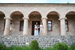 Лейла Алиева и Арзу Алиева приняли участие в открытии после восстановления историко-архитектурных памятников в Шеки-ФОТО 