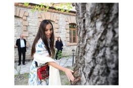 Лейла Алиева и Арзу Алиева приняли участие в открытии после восстановления историко-архитектурных памятников в Шеки-ФОТО 