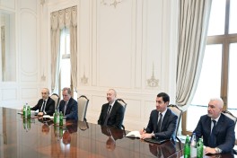 Президент Ильхам Алиев принял делегацию ОАЭ